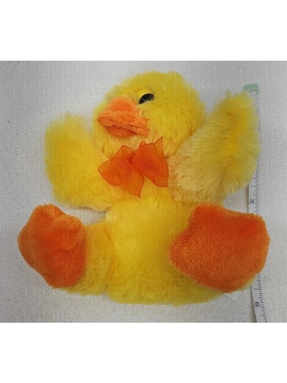 Dan Dee Yellow Duck Plush Stuffed Animal Easter Spring Nursery Decor - Picture 4 of 12